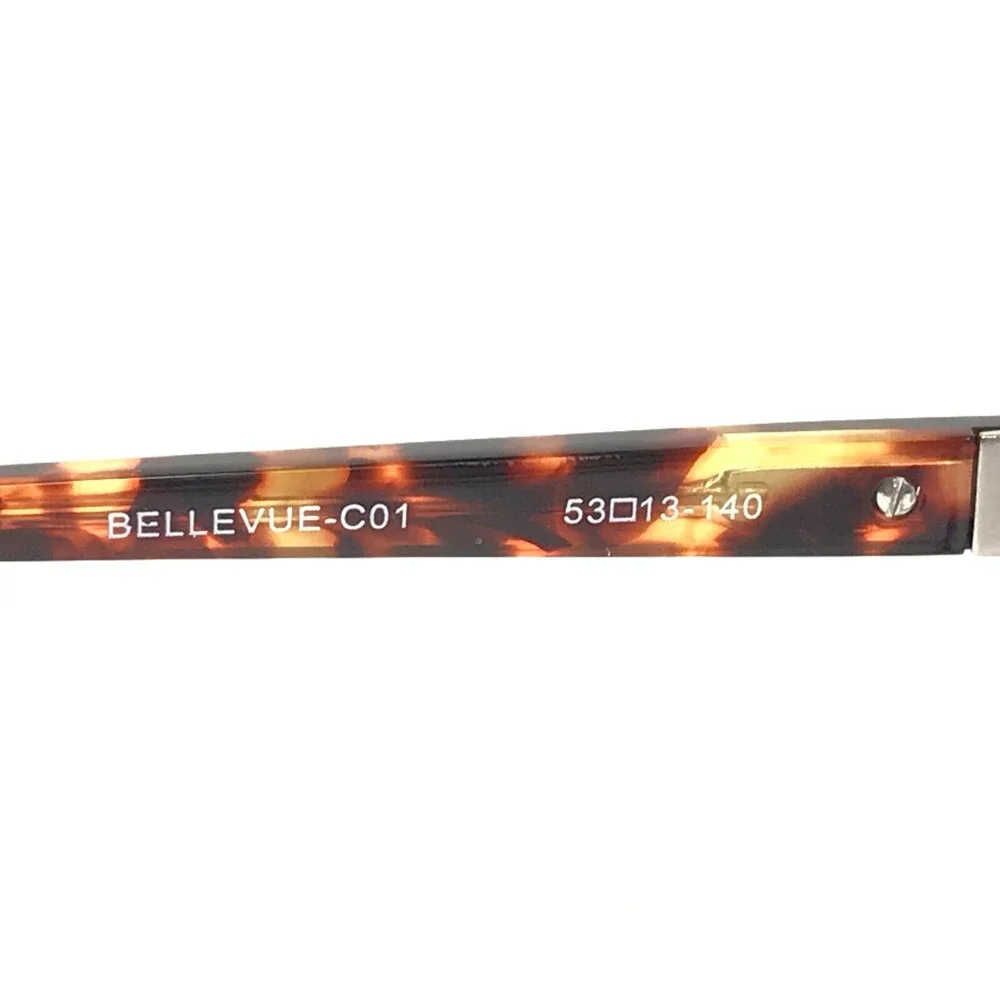 Public Eyeworks Eyeglasses Frames BELLEVUE-C01 Purple Tortoise Cat Eye 53-13-140
